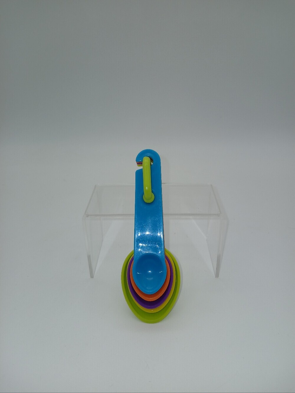 Colorful Nesting Measuring Spoons - Blue/Green/Purple/Orange/Yellow